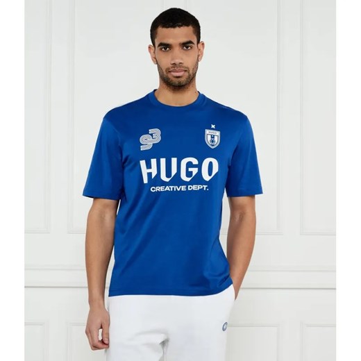 Hugo Blue T-shirt Nebulop | Regular Fit ze sklepu Gomez Fashion Store w kategorii T-shirty męskie - zdjęcie 185012328