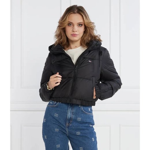 Tommy Jeans Kurtka TJW CRP HOODED PUFFER | Cropped Fit ze sklepu Gomez Fashion Store w kategorii Kurtki damskie - zdjęcie 185012378