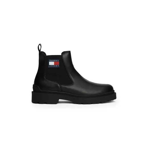 Tommy Jeans Skórzane sztyblety CHELSEA ze sklepu Gomez Fashion Store w kategorii Buty zimowe męskie - zdjęcie 185012386