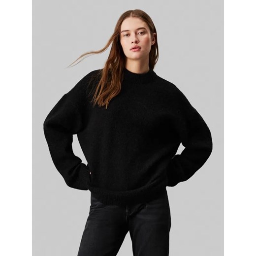 Calvin Klein Jeans Sweter | Loose fit | z dodatkiem wełny ze sklepu Gomez Fashion Store w kategorii Swetry damskie - zdjęcie 185012455
