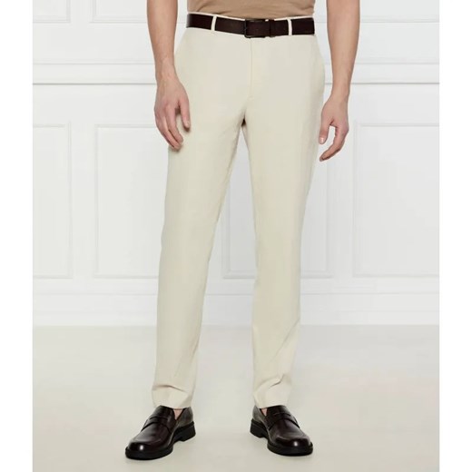 Calvin Klein Spodnie chino SEERSUCKER | Regular Fit ze sklepu Gomez Fashion Store w kategorii Spodnie męskie - zdjęcie 185012506