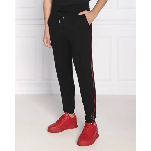 HUGO Spodnie dresowe Steero | Regular Fit | z dodatkiem wełny ze sklepu Gomez Fashion Store w kategorii Spodnie męskie - zdjęcie 185012525