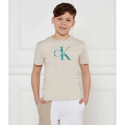 Calvin Klein Jeans T-shirt | Regular Fit ze sklepu Gomez Fashion Store w kategorii T-shirty chłopięce - zdjęcie 185012576