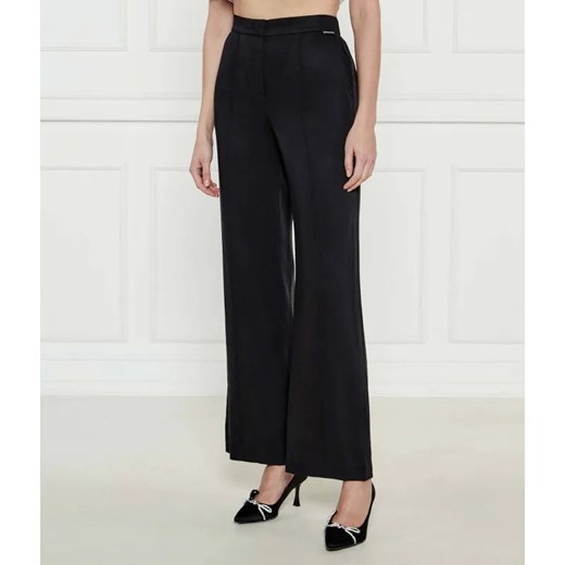 Karl Lagerfeld Spodnie EVERYDAY | flare fit ze sklepu Gomez Fashion Store w kategorii Spodnie damskie - zdjęcie 185012828