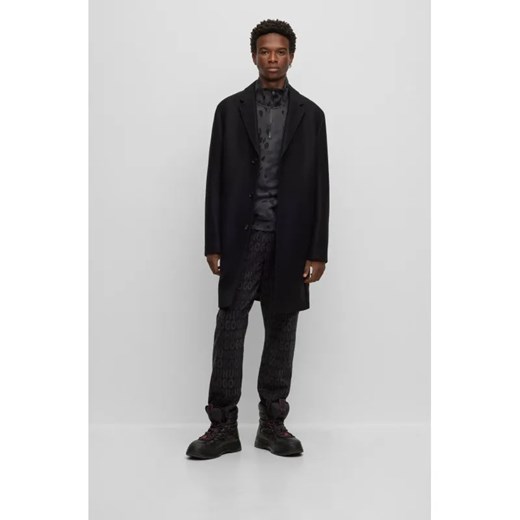 HUGO Wełniany płaszcz malto | z dodatkiem kaszmiru ze sklepu Gomez Fashion Store w kategorii Płaszcze męskie - zdjęcie 185012949