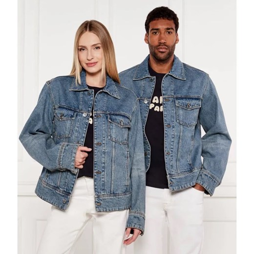 AMI Paris Jeansowa kurtka | Loose fit Ami Paris M wyprzedaż Gomez Fashion Store