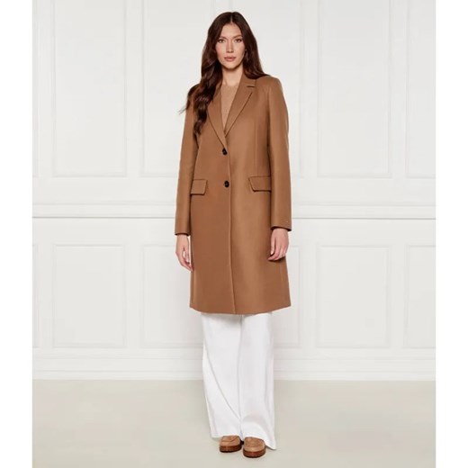 Tommy Hilfiger Wełniany płaszcz | z dodatkiem kaszmiru ze sklepu Gomez Fashion Store w kategorii Płaszcze damskie - zdjęcie 185013017