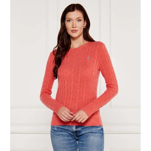 POLO RALPH LAUREN Wełniany sweter JULIANNA | Slim Fit | z dodatkiem kaszmiru ze sklepu Gomez Fashion Store w kategorii Swetry damskie - zdjęcie 185013347