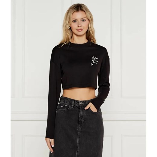 Calvin Klein Jeans Bluzka | Cropped Fit ze sklepu Gomez Fashion Store w kategorii Bluzki damskie - zdjęcie 185013459