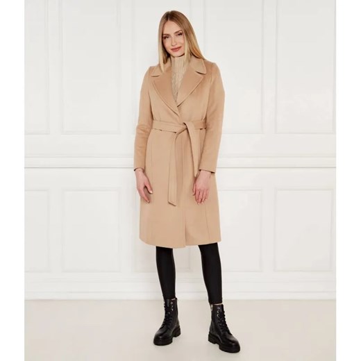 LAUREN RALPH LAUREN Wełniany płaszcz | z dodatkiem kaszmiru ze sklepu Gomez Fashion Store w kategorii Płaszcze damskie - zdjęcie 185013525
