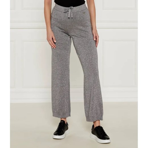 Joop! Wełniane spodnie dzianinowe 58 | flare fit ze sklepu Gomez Fashion Store w kategorii Spodnie damskie - zdjęcie 185013568