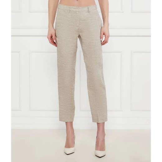 Marella Lniane spodnie PERUGIA | Regular Fit ze sklepu Gomez Fashion Store w kategorii Spodnie damskie - zdjęcie 185013676