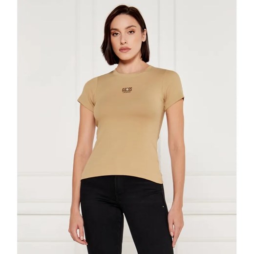 Guess Jeans T-shirt | Slim Fit ze sklepu Gomez Fashion Store w kategorii Bluzki damskie - zdjęcie 185013758