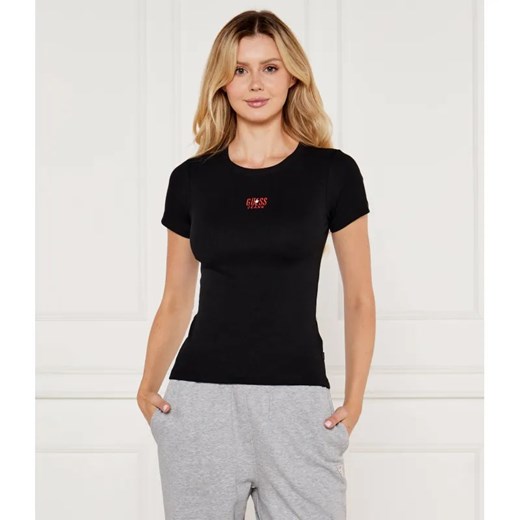 Guess Jeans T-shirt | Slim Fit ze sklepu Gomez Fashion Store w kategorii Bluzki damskie - zdjęcie 185013976