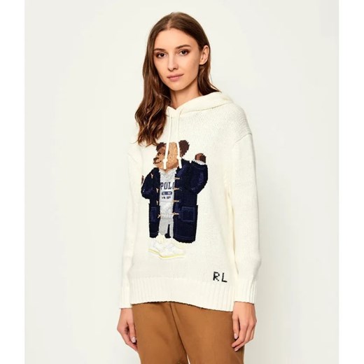 POLO RALPH LAUREN Sweter | Regular Fit | z dodatkiem lnu ze sklepu Gomez Fashion Store w kategorii Swetry damskie - zdjęcie 185014026