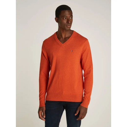 Tommy Hilfiger Sweter | Regular Fit | z dodatkiem kaszmiru ze sklepu Gomez Fashion Store w kategorii Swetry męskie - zdjęcie 185014179