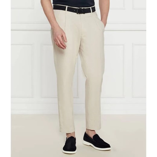 Joop! Jeans Spodnie Hanson | Loose fit | z dodatkiem lnu ze sklepu Gomez Fashion Store w kategorii Spodnie męskie - zdjęcie 185014335
