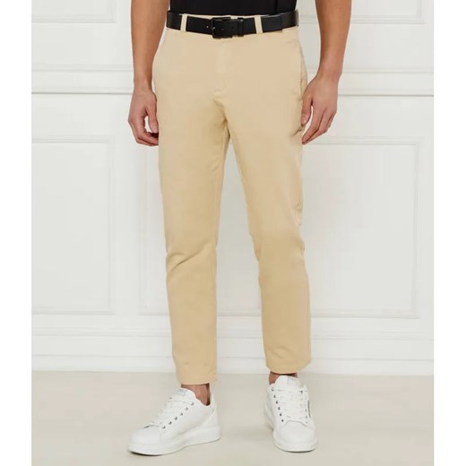 HUGO Spodnie chino David251D | Slim Fit ze sklepu Gomez Fashion Store w kategorii Spodnie męskie - zdjęcie 185014336