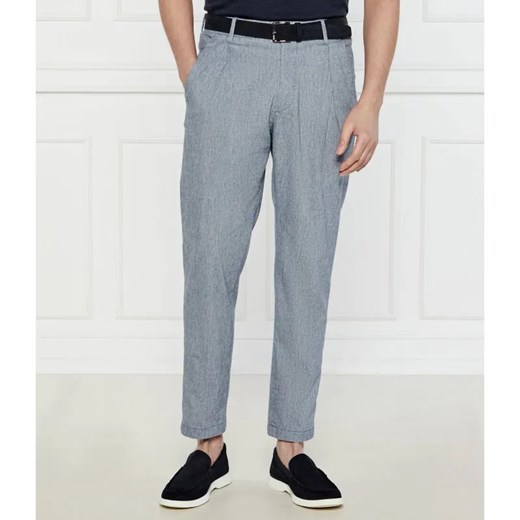 Joop! Jeans Spodnie Hanson | Loose fit | z dodatkiem lnu ze sklepu Gomez Fashion Store w kategorii Spodnie męskie - zdjęcie 185014499