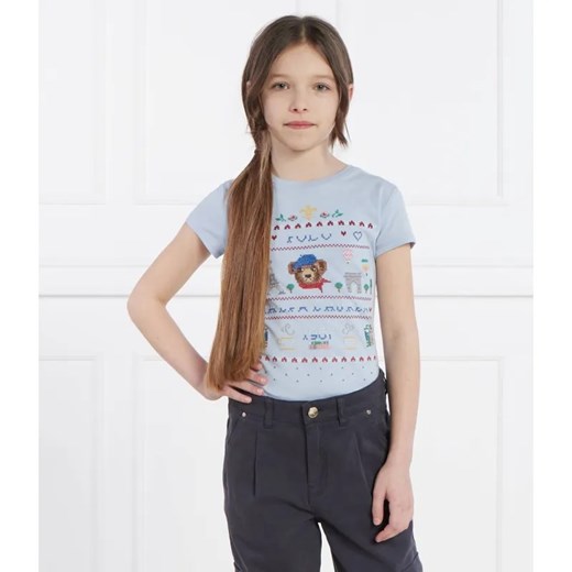POLO RALPH LAUREN T-shirt | Regular Fit ze sklepu Gomez Fashion Store w kategorii Bluzki dziewczęce - zdjęcie 185014579