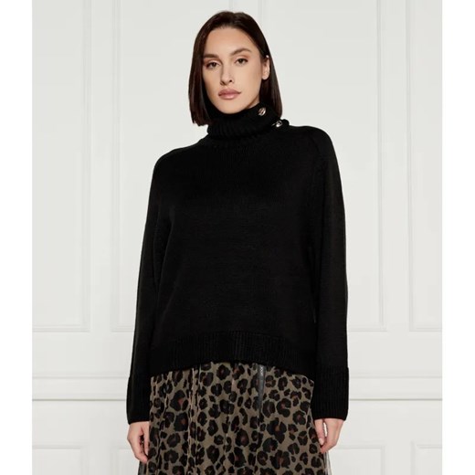 Joop! Wełniany golf | Loose fit ze sklepu Gomez Fashion Store w kategorii Swetry damskie - zdjęcie 185014696