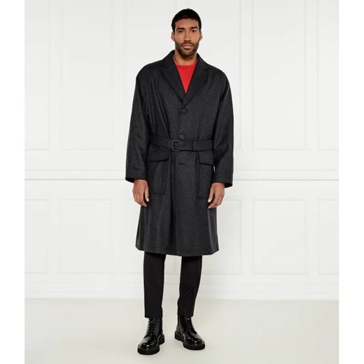 HUGO Wełniany płaszcz Mars ze sklepu Gomez Fashion Store w kategorii Płaszcze męskie - zdjęcie 185014726