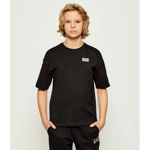 EA7 T-shirt | Regular Fit ze sklepu Gomez Fashion Store w kategorii T-shirty chłopięce - zdjęcie 185014825