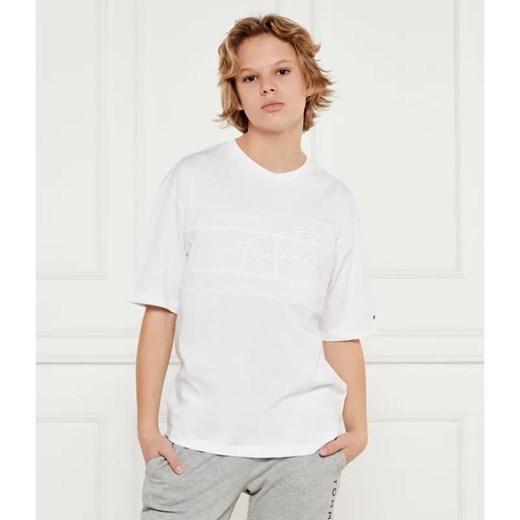 Tommy Hilfiger T-shirt | Regular Fit ze sklepu Gomez Fashion Store w kategorii T-shirty chłopięce - zdjęcie 185014949