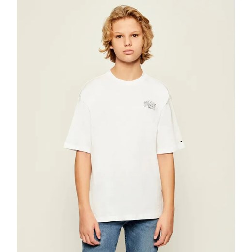 Tommy Hilfiger T-shirt | Regular Fit ze sklepu Gomez Fashion Store w kategorii T-shirty chłopięce - zdjęcie 185014987