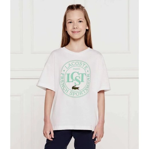 Lacoste T-shirt | Relaxed fit ze sklepu Gomez Fashion Store w kategorii Bluzki dziewczęce - zdjęcie 185015007