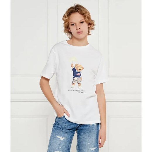 POLO RALPH LAUREN T-shirt | Regular Fit ze sklepu Gomez Fashion Store w kategorii T-shirty chłopięce - zdjęcie 185015026