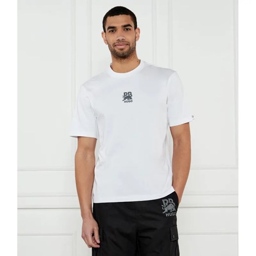 HUGO T-shirt Deckies_RB | HUGO X RACING BULLS | Relaxed fit ze sklepu Gomez Fashion Store w kategorii T-shirty męskie - zdjęcie 185015059