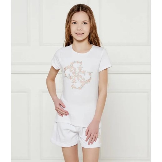 Guess T-shirt | Regular Fit ze sklepu Gomez Fashion Store w kategorii Bluzki dziewczęce - zdjęcie 185015229