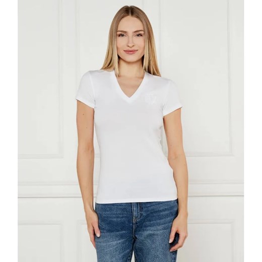 Armani Exchange T-shirt | Slim Fit ze sklepu Gomez Fashion Store w kategorii Bluzki damskie - zdjęcie 185015337