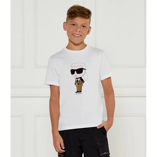 Karl Lagerfeld Kids T-shirt | Regular Fit ze sklepu Gomez Fashion Store w kategorii T-shirty chłopięce - zdjęcie 185015377