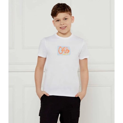 Guess T-shirt | Regular Fit ze sklepu Gomez Fashion Store w kategorii T-shirty chłopięce - zdjęcie 185015437