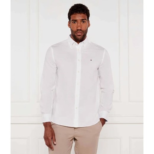 Tommy Hilfiger Koszula | Regular Fit | z dodatkiem lnu ze sklepu Gomez Fashion Store w kategorii Koszule męskie - zdjęcie 185015477
