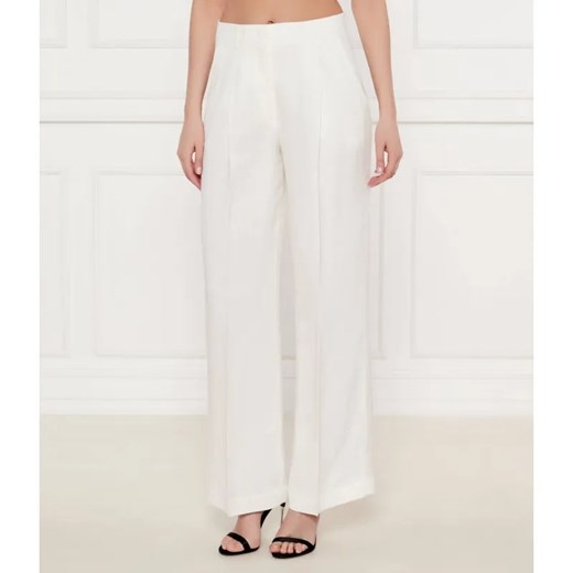 Pinko Spodnie Wonderwall | Regular Fit | z dodatkiem lnu ze sklepu Gomez Fashion Store w kategorii Spodnie damskie - zdjęcie 185015595