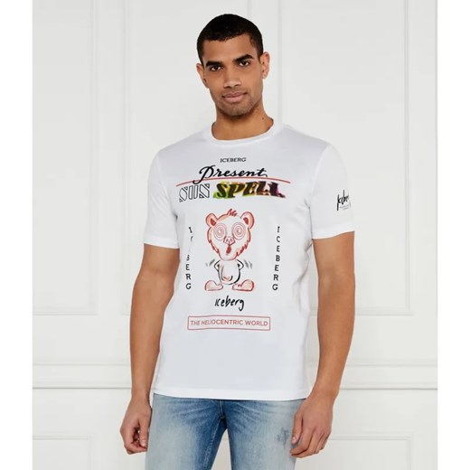 Iceberg T-shirt | Regular Fit ze sklepu Gomez Fashion Store w kategorii T-shirty męskie - zdjęcie 185015607