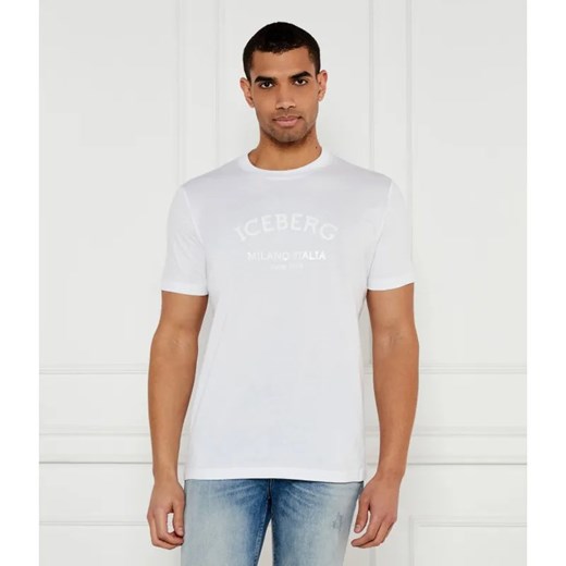 Iceberg T-shirt | Regular Fit ze sklepu Gomez Fashion Store w kategorii T-shirty męskie - zdjęcie 185015626