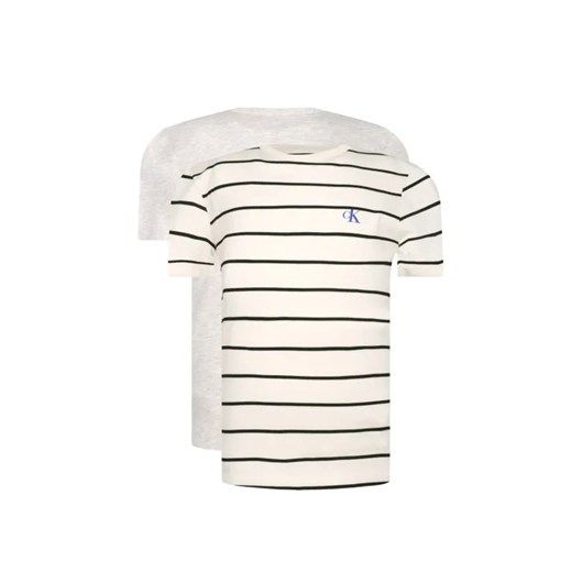 Calvin Klein Jeans T-shirt 2-pack | Regular Fit ze sklepu Gomez Fashion Store w kategorii T-shirty chłopięce - zdjęcie 185015636