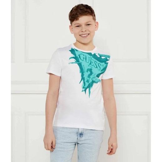 Guess T-shirt | Regular Fit ze sklepu Gomez Fashion Store w kategorii T-shirty chłopięce - zdjęcie 185015637