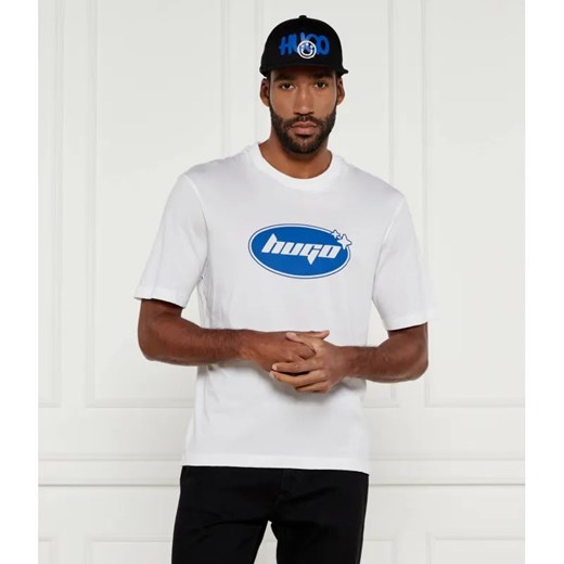 Hugo Blue T-shirt Nugoclean | Regular Fit ze sklepu Gomez Fashion Store w kategorii T-shirty męskie - zdjęcie 185015655
