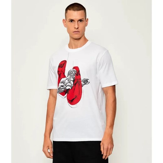 HUGO T-shirt Diboxer | Regular Fit ze sklepu Gomez Fashion Store w kategorii T-shirty męskie - zdjęcie 185015666