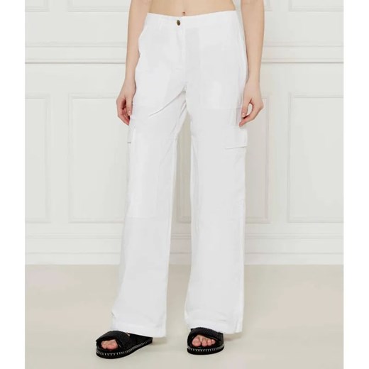 Michael Kors Spodnie cargo | flare fit Michael Kors 42 Gomez Fashion Store wyprzedaż