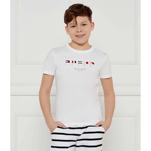 Tommy Hilfiger T-shirt | Regular Fit ze sklepu Gomez Fashion Store w kategorii T-shirty chłopięce - zdjęcie 185015689