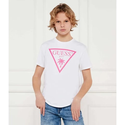 Guess T-shirt | Regular Fit ze sklepu Gomez Fashion Store w kategorii T-shirty chłopięce - zdjęcie 185015745