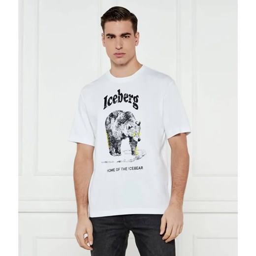 Iceberg T-shirt | Regular Fit ze sklepu Gomez Fashion Store w kategorii T-shirty męskie - zdjęcie 185015779