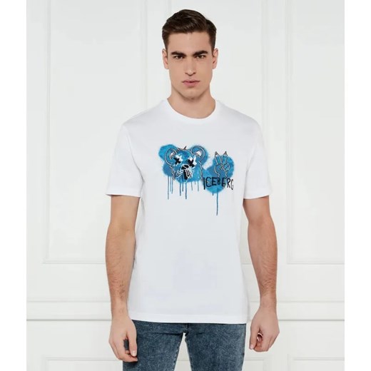 Iceberg T-shirt | Regular Fit ze sklepu Gomez Fashion Store w kategorii T-shirty męskie - zdjęcie 185015886