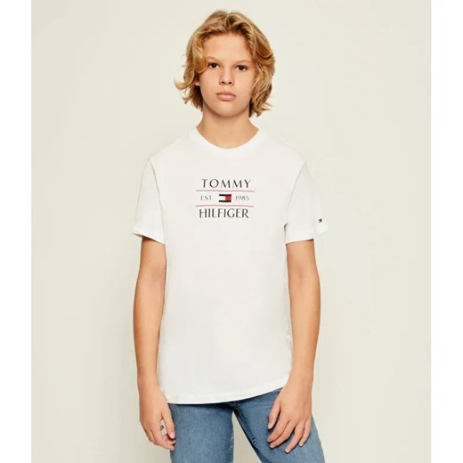 Tommy Hilfiger T-shirt | Regular Fit ze sklepu Gomez Fashion Store w kategorii T-shirty chłopięce - zdjęcie 185015919